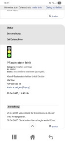 Foto: Gehwegsschäden 